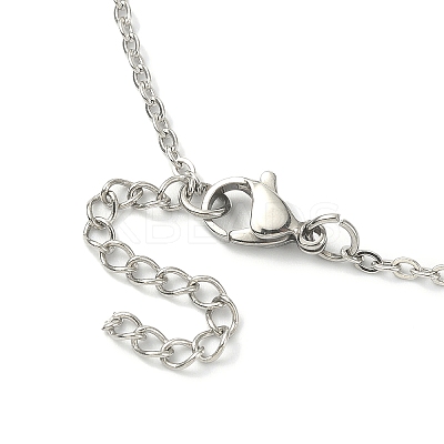 Tarnish Resistant 304 Stainless Steel Macrame Pouch Braided Gemstone Holder Pendant Necklace Making NJEW-TA00097-02-1