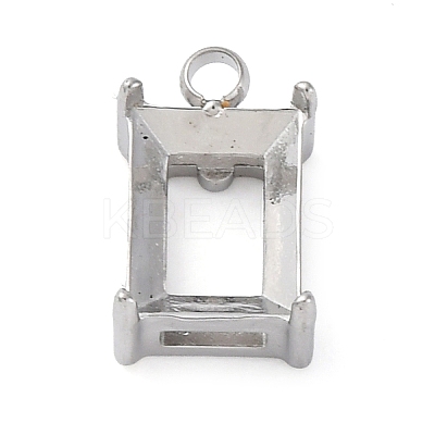 304 Stainless Steel Rhinestone Claw Settings STAS-U042-03A-P-1