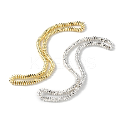 2 Strands 2 Colors Electroplated Non-magnetic Synthetic Hematite Beads Strands G-YW0001-36-1
