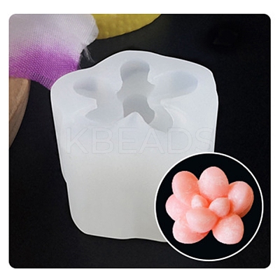 Succulent Plants Shape Fondant Molds DIY-WH0204-18-1
