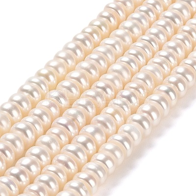 Natural Cultured Freshwater Pearl Beads Strands PEAR-J007-08-1