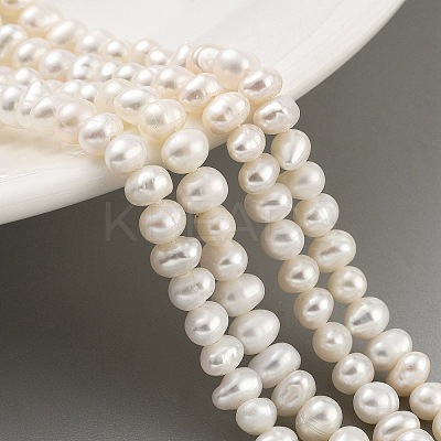 Natural Cultured Freshwater Pearl Beads Strands PEAR-C003-07B-1