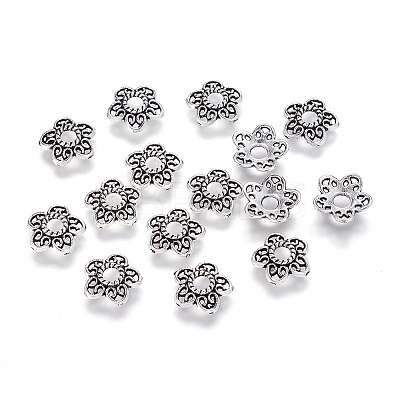 Tibetan Style Alloy Bead Caps LS-LF10597Y-1