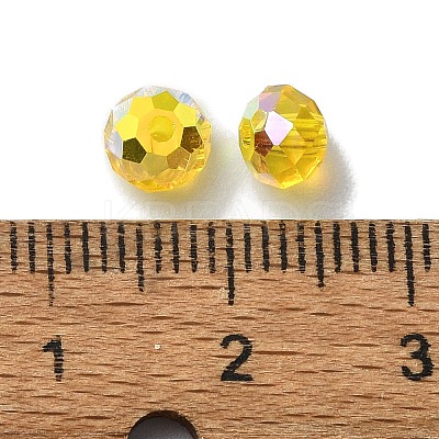 AB Color Plated Glass Beads EGLA-P059-03A-AB13-1