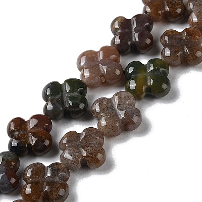 Natural Indian Agate Beads Strands G-M418-D09-01-1