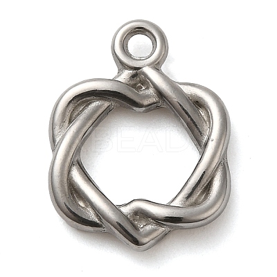 304 Stainless Steel Pendants STAS-M070-03P-1