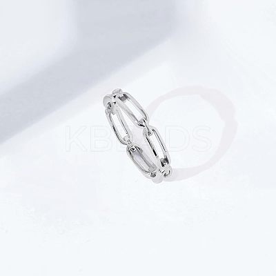 Simple Style 925 Sterling Silver Finger Rings FS-WG80334-03-1