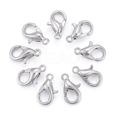 Zinc Alloy Lobster Claw Clasps E103-1