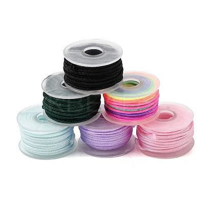 36 Rolls 36 Colors Nylon Braided Cord OCOR-F018-04-1