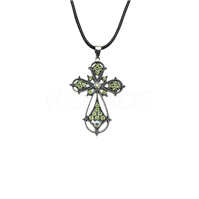 Cross Zinc Alloy Pendant Necklace VJ0126-06-1