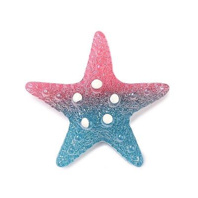 Gradient Color Opaque Resin Decoden Cabochons CRES-P036-01A-04-1