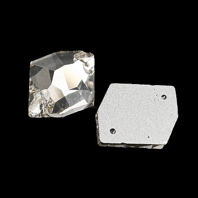 Glass Connector Charms GLAA-A006-11B-1