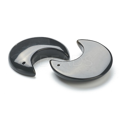 Natural Obsidian Pendants X-G-A182-01D-1