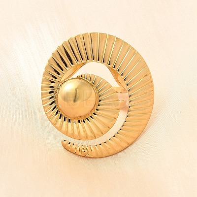 304 Stainless Steel Cuff Rings RJEW-E437-01G-02-1