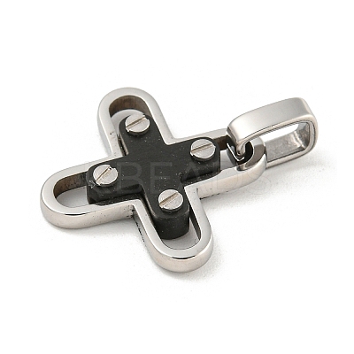 304 Stainless Steel Pendants STAS-F307-17BP-1