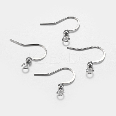 Tarnish Resistant 316 Surgical Stainless Steel French Earring Hooks STAS-F149-31P-1