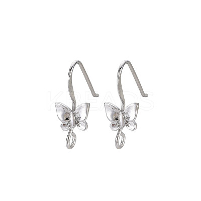 Brass Earring Hooks KK-S356-658P-NF-1
