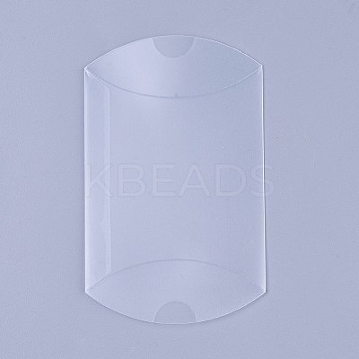 PVC Plastic Frosted Pillow Boxes LS-CON-WH0068-25-1