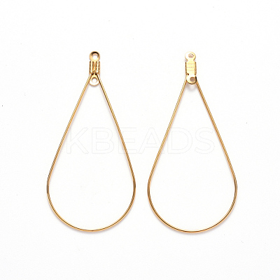 PVD Vacuum Plating 304 Stainless Steel Wire Pendants STAS-S103-08G-1