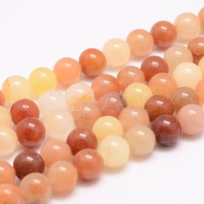 Natural Topaz Jade Bead Strands LS-G-K153-B43-8mm-1