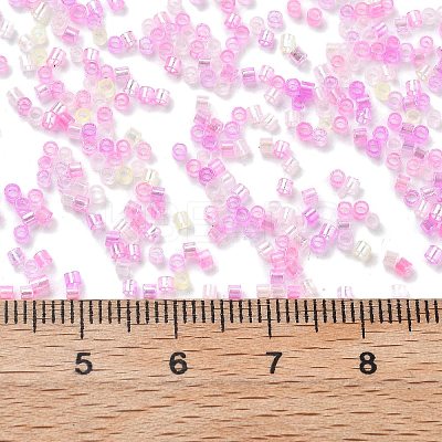Transparent Colours Glass Seed Beads SEED-H003-01L-1