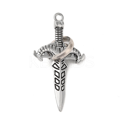 Alloy Enamel Big Pendants FIND-A042-28B-AS-1