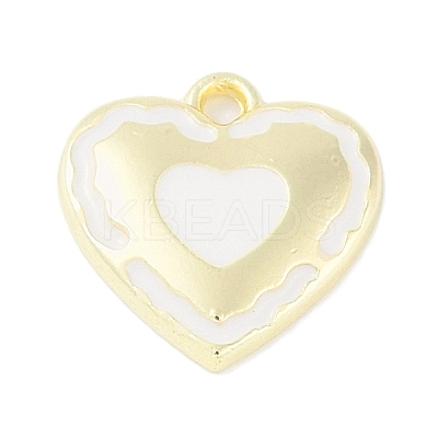 Rack Plating Alloy Enamel Charms PALLOY-F018-13G-02-1