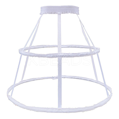 Polyester & Steel 2 Hoops Petticoat DIY-WH20032-152B-1