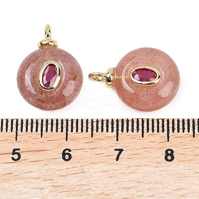 Natural Gemstone Pendants G-Z134-03G-02-1
