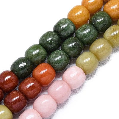 Natural Malaysia Jade Beads Strands G-B165-F12-10x10mm-1