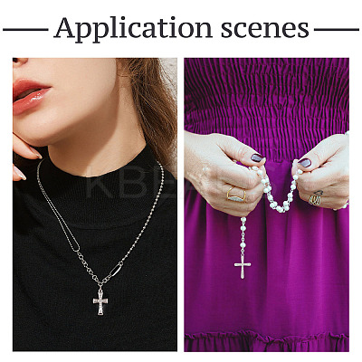32Pcs 8 Styles Religion Themed Alloy Pendants FIND-TA0002-56-1