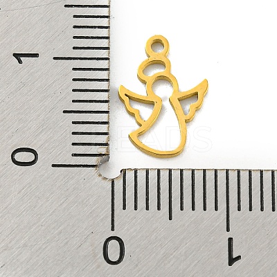 Laser Cut 304 Stainless Steel Charms LS-STAS-G323-04G-1