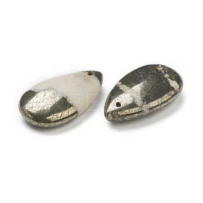 Natural Pyrite Beads G-H267-12-1