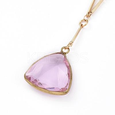 Pendant Necklaces NJEW-JN02648-M-1