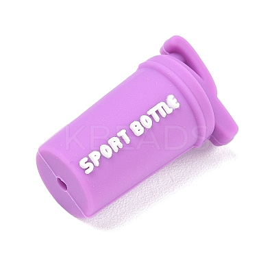 Gym Equipment Theme Silicone Focal Beads SL-CBAE849-03D-1