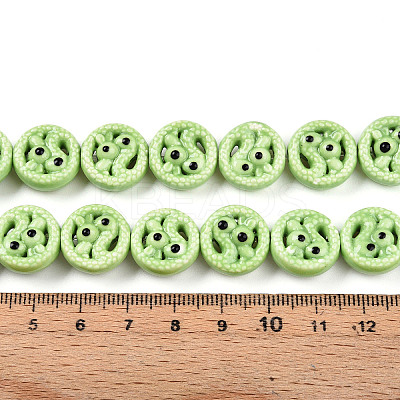Handmade Porcelain Bead Strands PORC-N011-01A-1