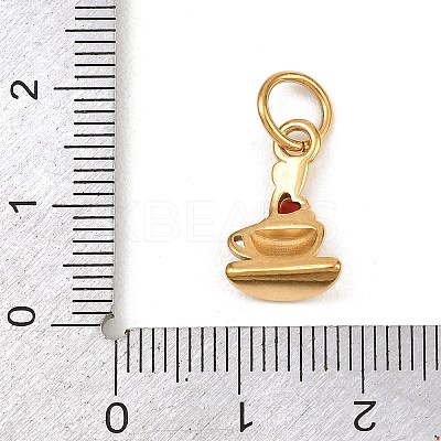304 Stainless Steel Rhinestone Pendants STAS-I365-01G-02-1