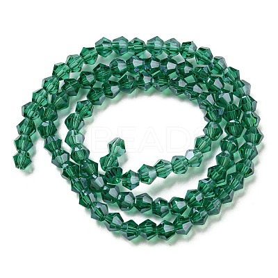 Transparent Electroplate Glass Beads Strands LS-GLAA-F029-2mm-C10-1