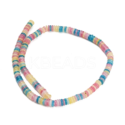 Dyed Natural White Jade Beads Strands GG-CBA47A4-C01-2X6MM-1