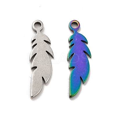 Ion Plating(IP) 201 Stainless Steel Pendants STAS-E176-03M-1