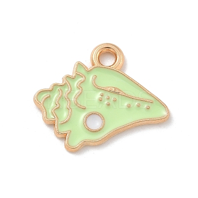 Alloy Enamel Pendants ENAM-A008-38KCG-04-1