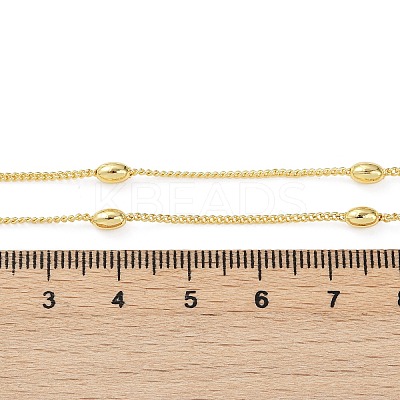Brass Satellite Chains Necklace for Women LS-NJEW-P265-17G-1