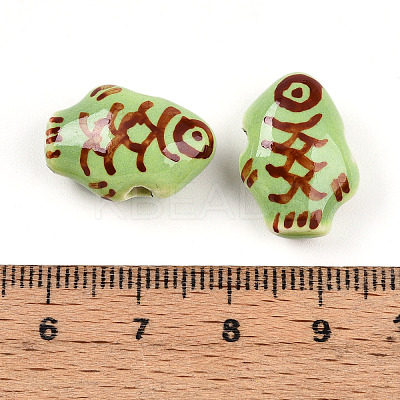 Handmade Porcelain Beads PORC-N009-07A-1