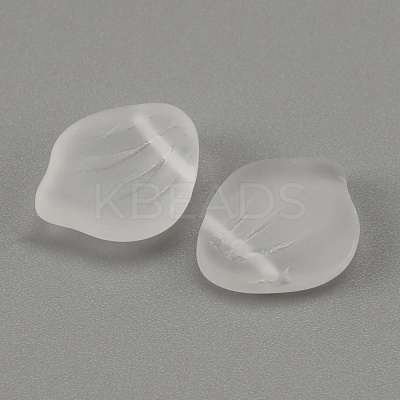 Frosted Glass Pendants GLAA-WH0033-24-1
