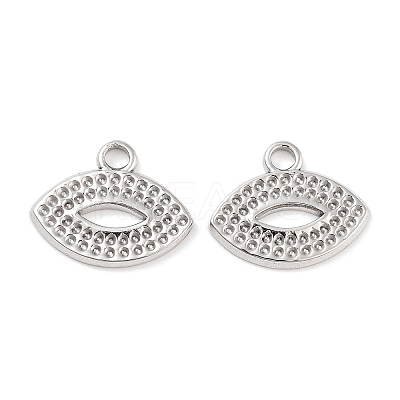 Non-Tarnish 304 Stainless Steel Pendant Rhinestone Settings LS-STAS-P364-01P-1