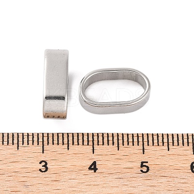 Non-Tarnish 304 Stainless Steel Slide Charms STAS-S133-01P-02-1