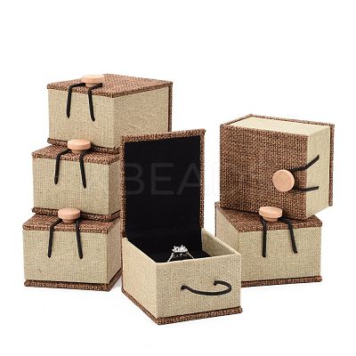 Rectangle Wooden Ring Boxes OBOX-N013-02-1