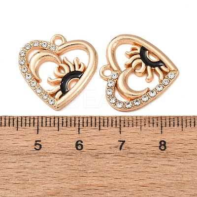 Alloy Enamel Pendants FIND-K030-17A-G-1