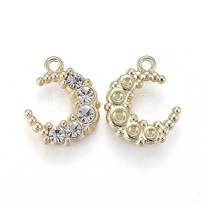 Alloy Jewelry Crystal Rhinestone Pendants PALLOY-Z001-22LG-1