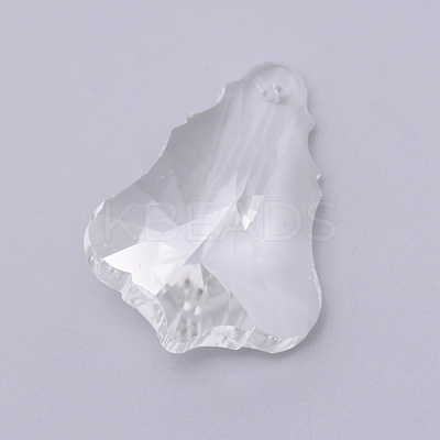 Transparent Glass Pendants GLAA-WH0022-20-1
